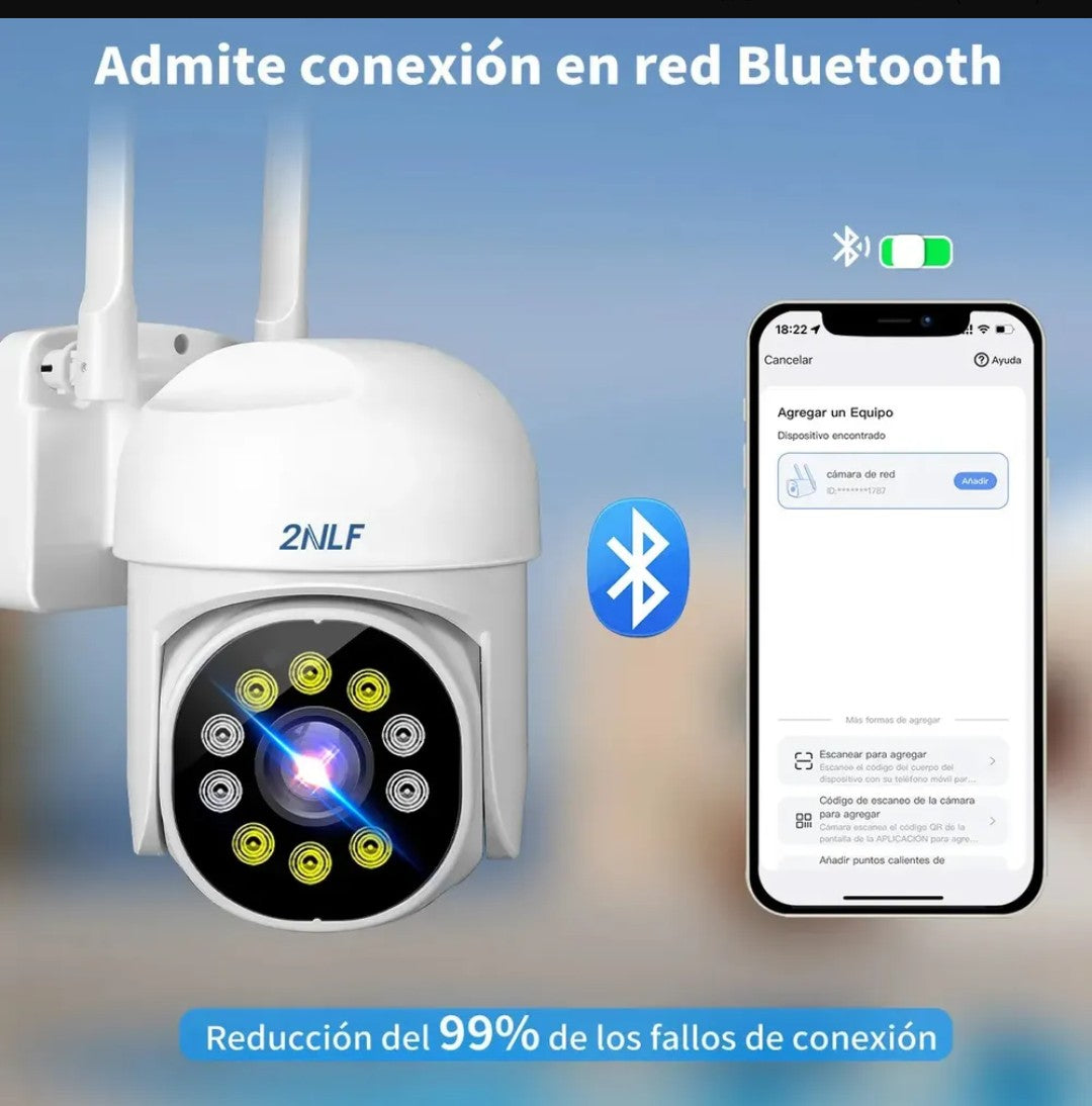 Camara seguridad wifi exterior