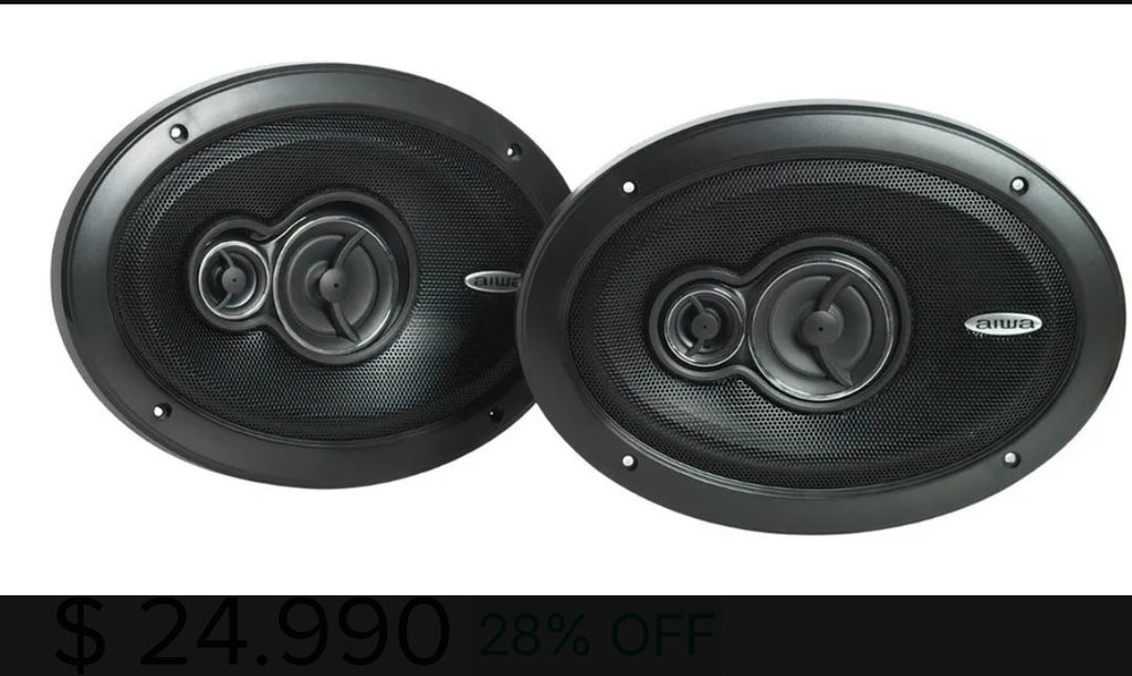Parlantes ovalados 6x9 400 watts.