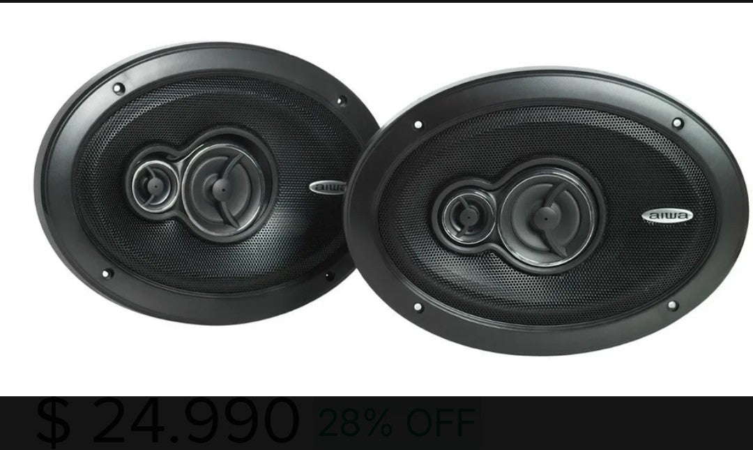 Parlantes ovalados 6x9 400 watts.