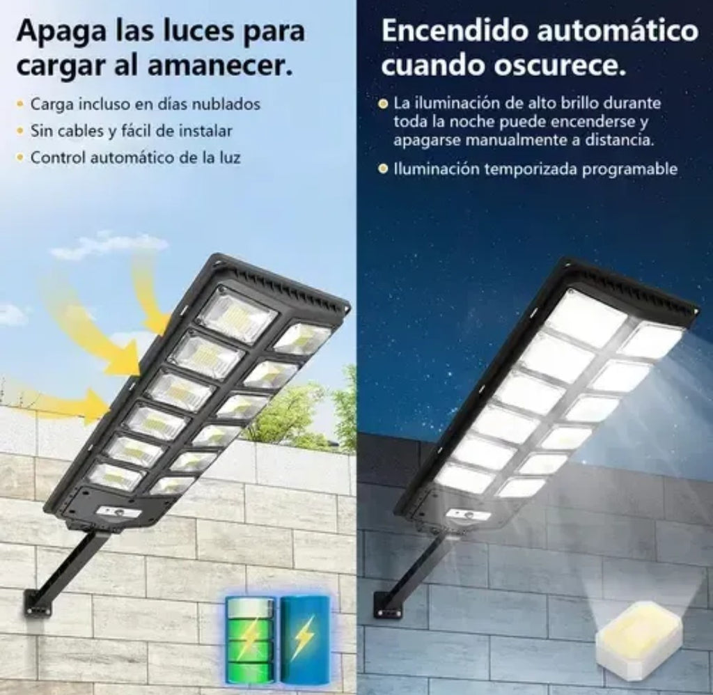 Luz solar Eoland 400 watts sensor movimiento