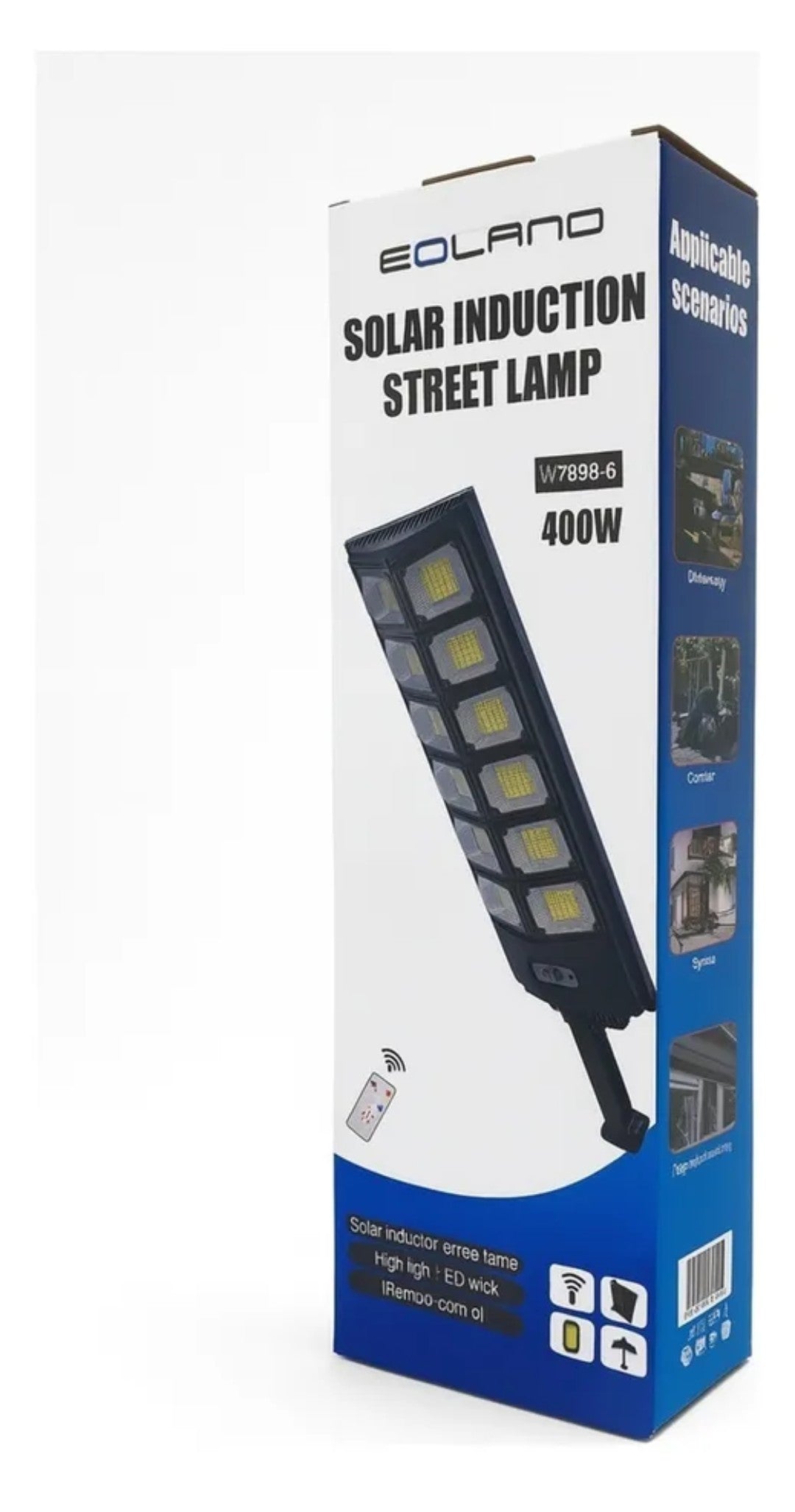 Luz solar Eoland 400 watts sensor movimiento